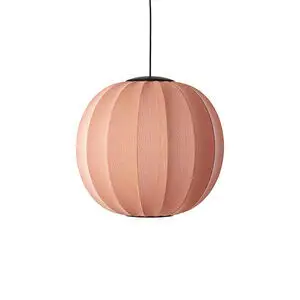 Made By Hand  - Knit-Wit 60 Round Pendant LED - Coral